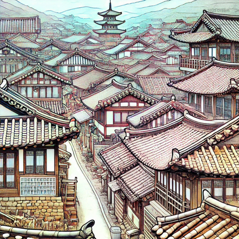 6. Bukchon Hanok Village