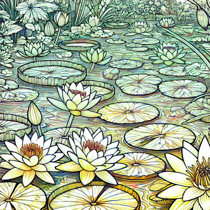 8. Water Lily Pond