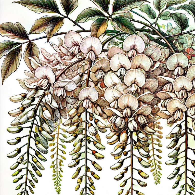 10. Wisteria Flowers