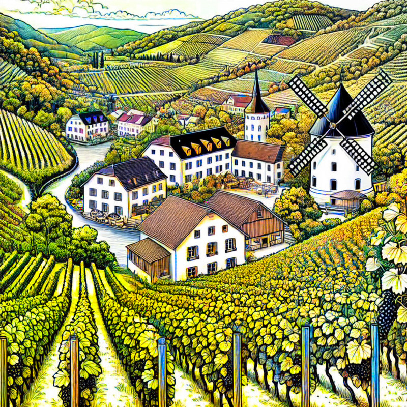 10. Wineyards of Échternach Mill