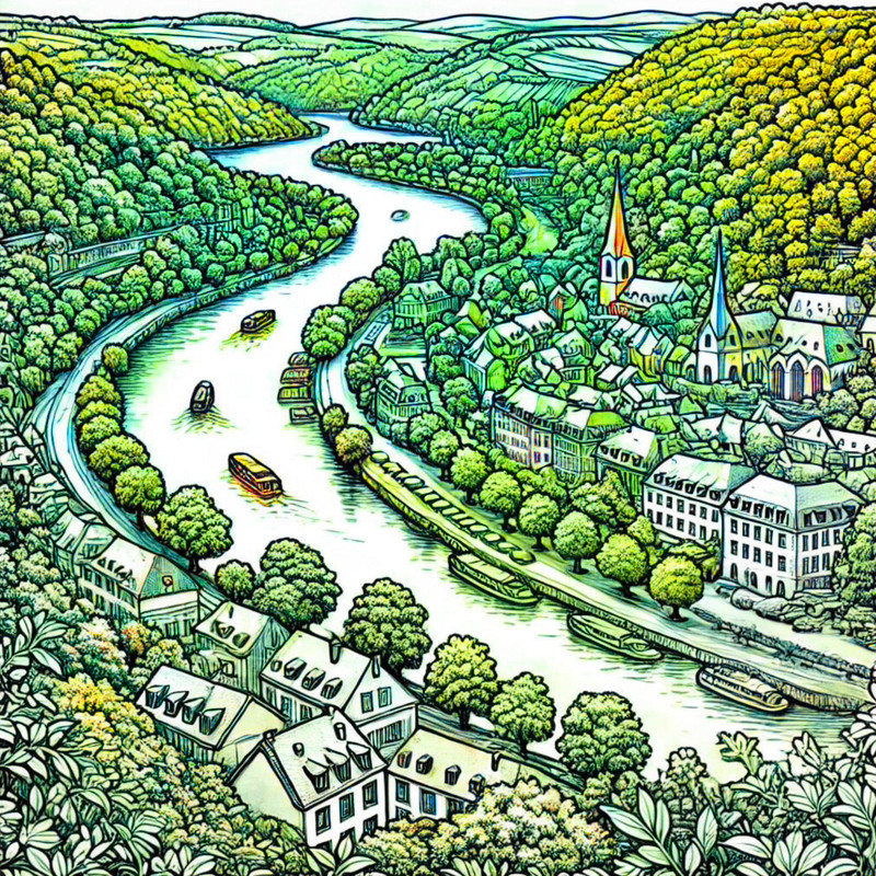11. Views along the Moselle River