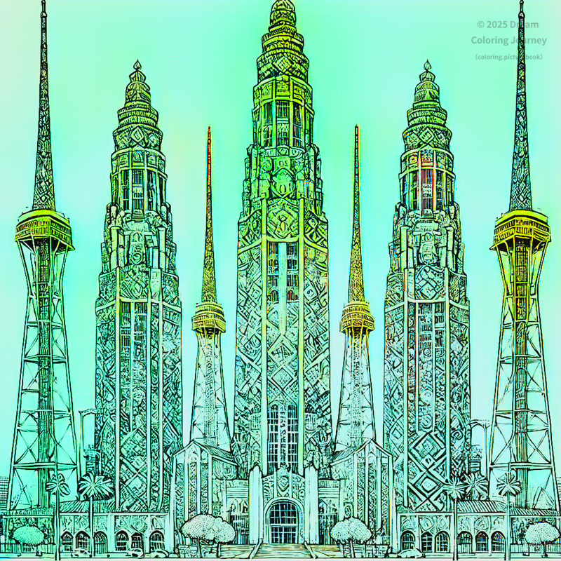 15. The Watts Towers (Colors)