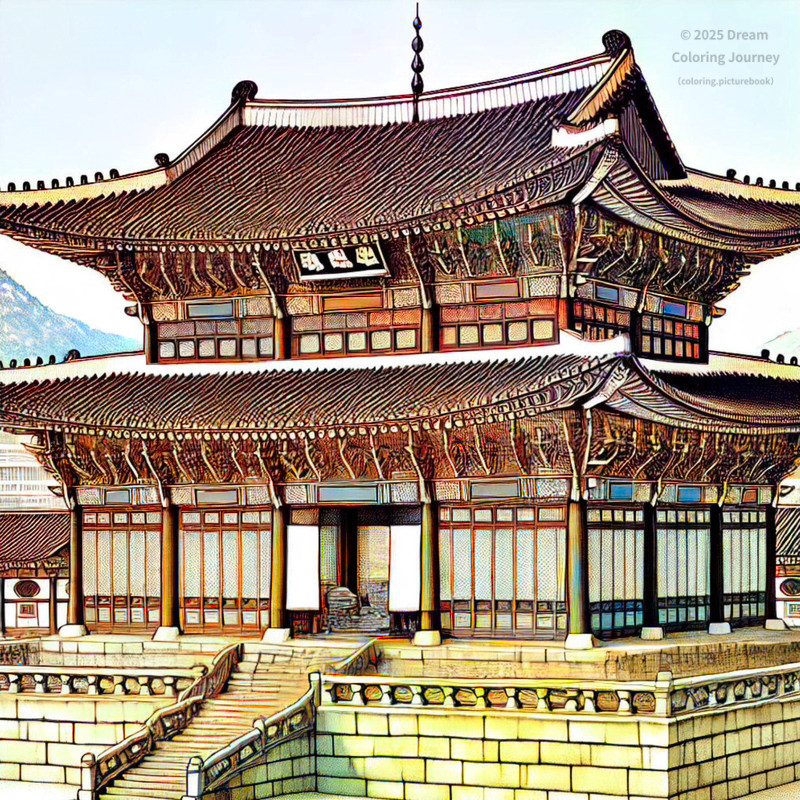 20. Geunjeongjeon Hall in Gyeongbokgung
