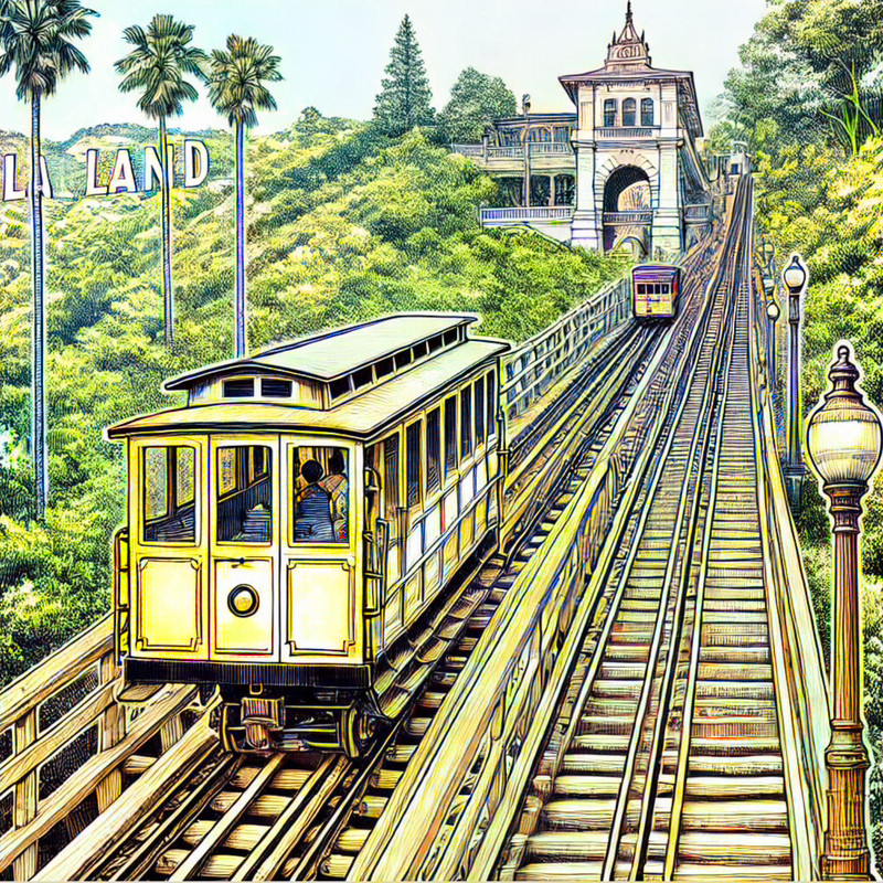 20. The Angel's Flight Railway (La La Land)