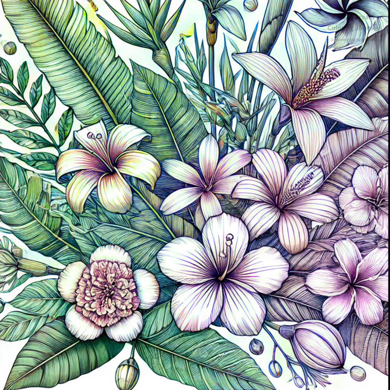 20. Tropical Flowers