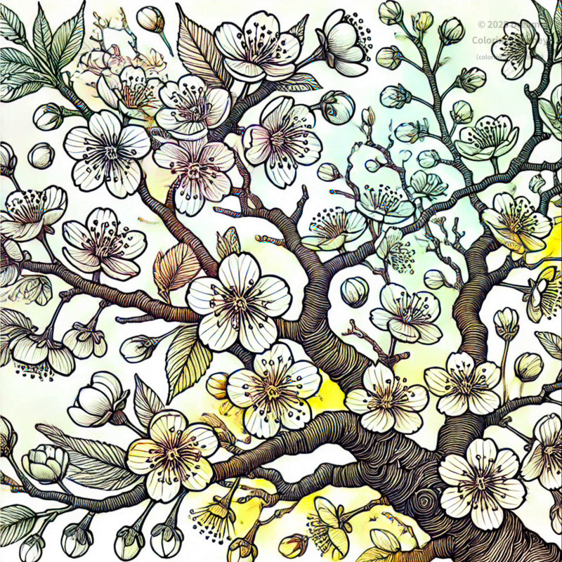 2. Cherry Blossom Tree