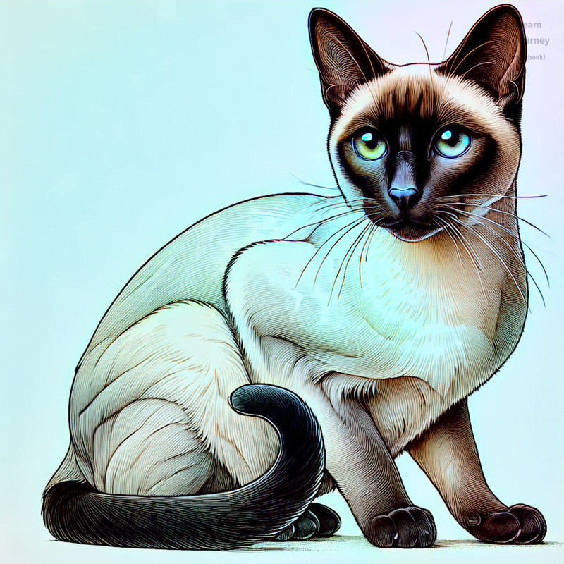 32. Siamese (distinct from Tonkinese)  