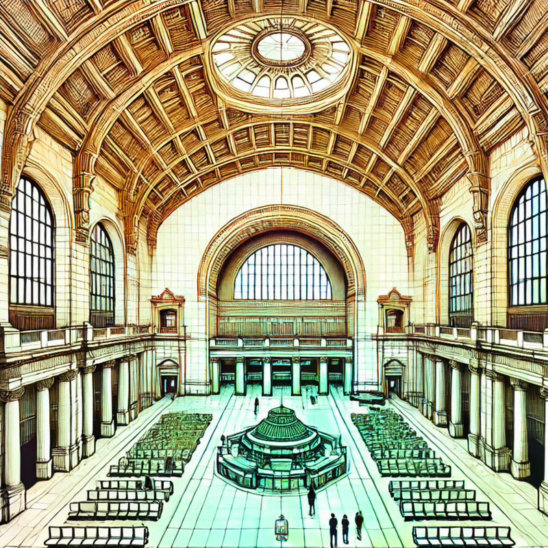 4. The Los Angeles Union Station (The Dark Knight Rises)
