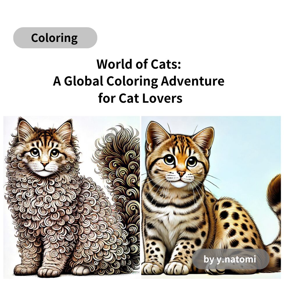 World of Cats: A Global Coloring Adventure for Cat Lovers