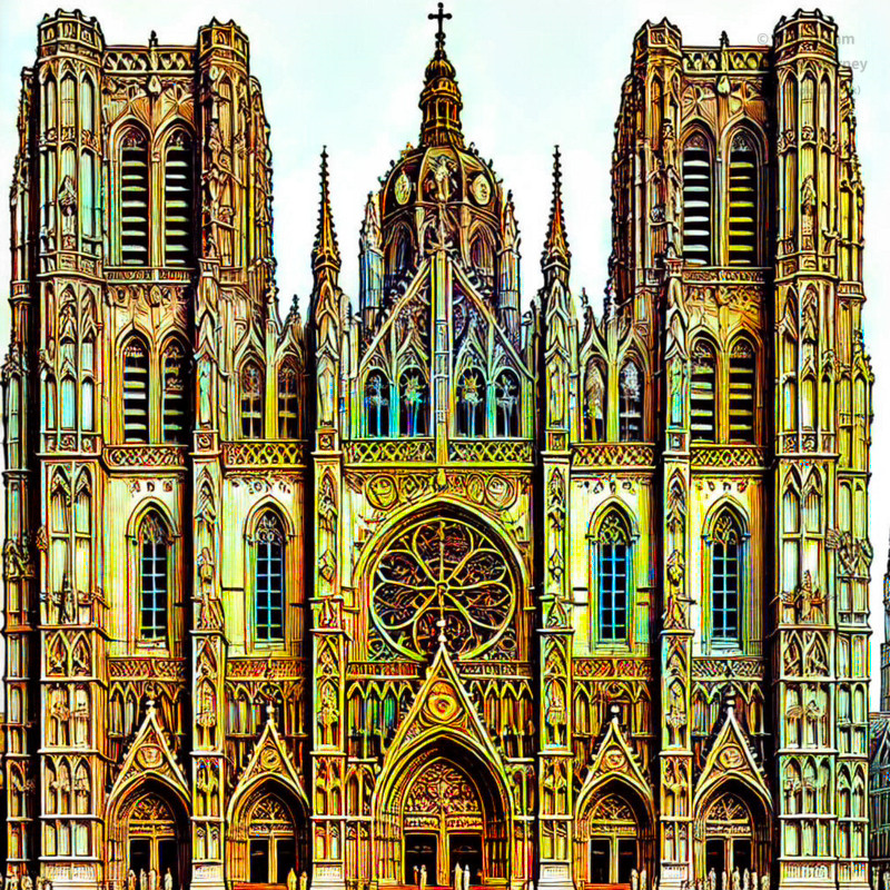 5. Saint Michael and Saint Gudula Cathedral, Brussels