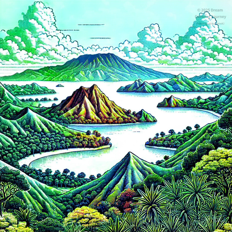 5. Tangkuban Perahu Volcano in Bandung