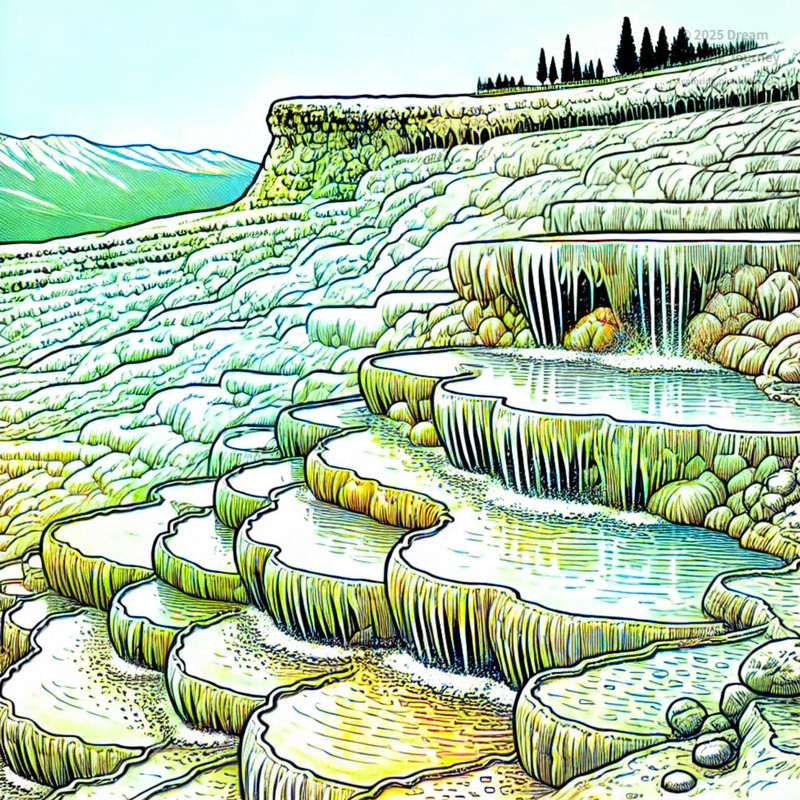 5. Travertine Terraces of Pamukkale