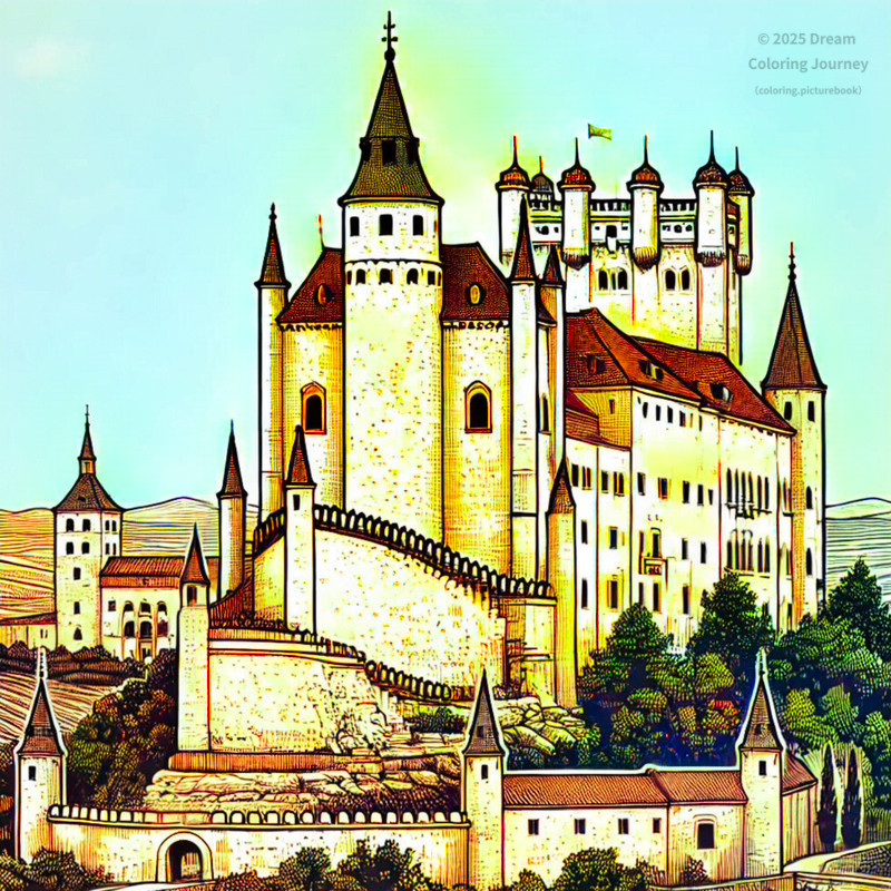 5. Alcázar of Segovia (Spain)