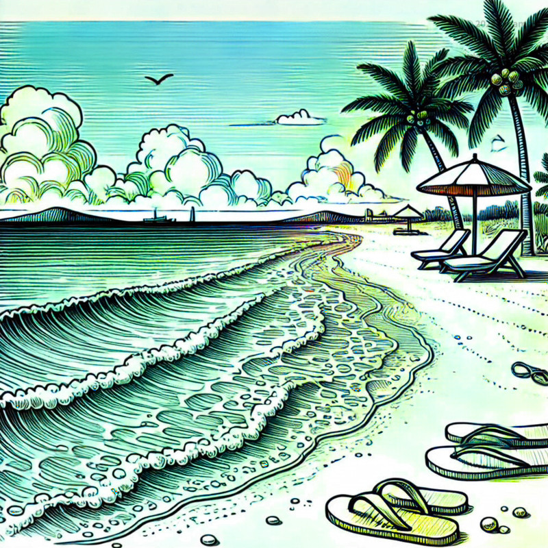 6. Summer Beach