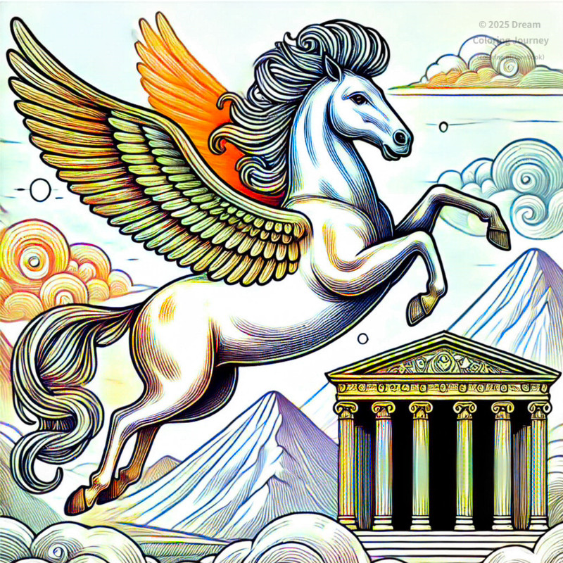6. Pegasus from Greek mythology