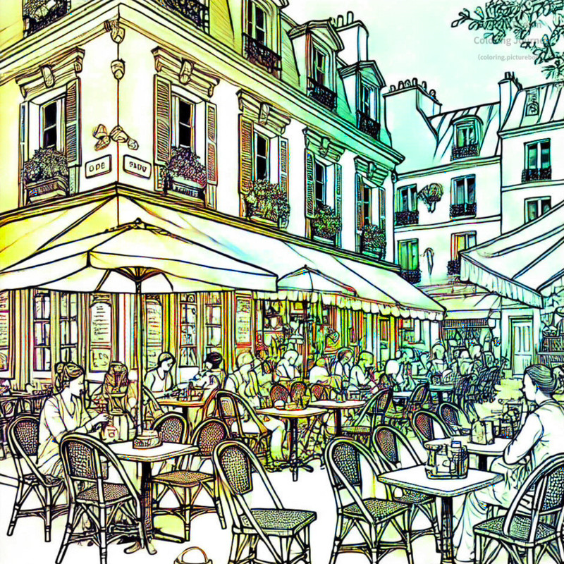 6. Montmartre Cafés