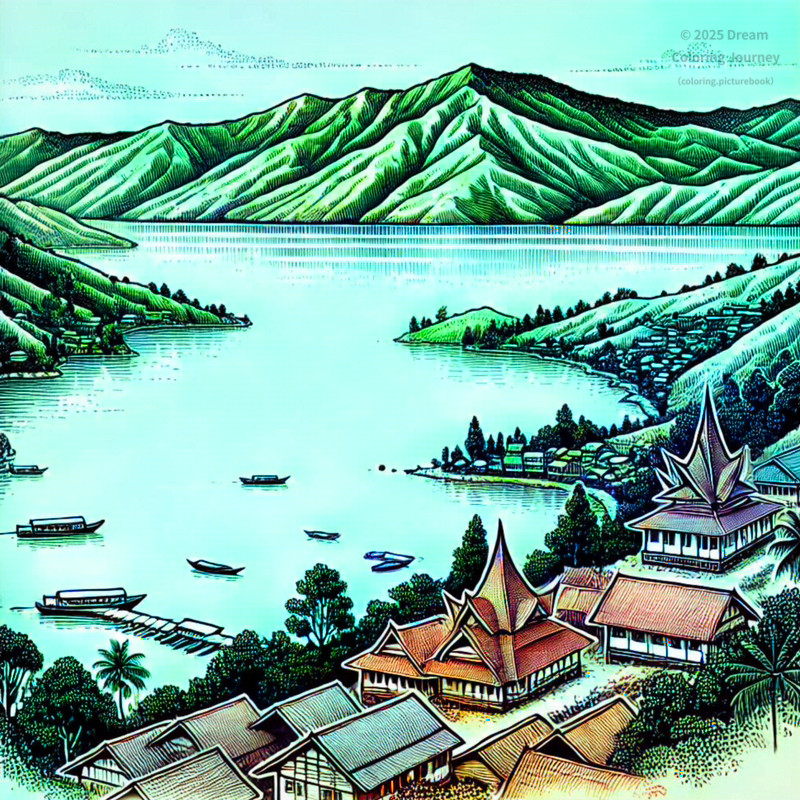 7. Lake Toba in Sumatra