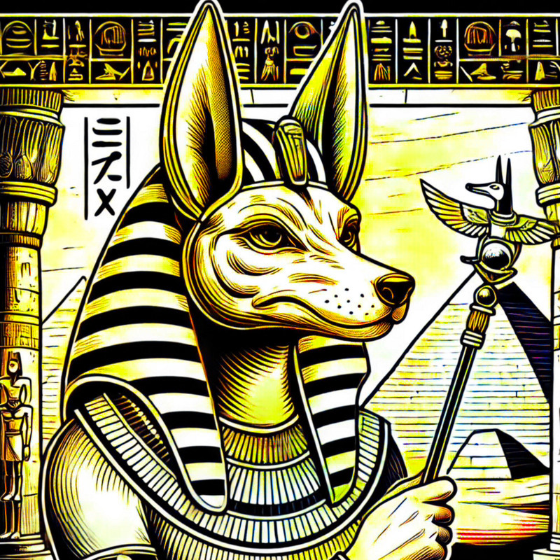 7. Anubis from Egyptian mythology