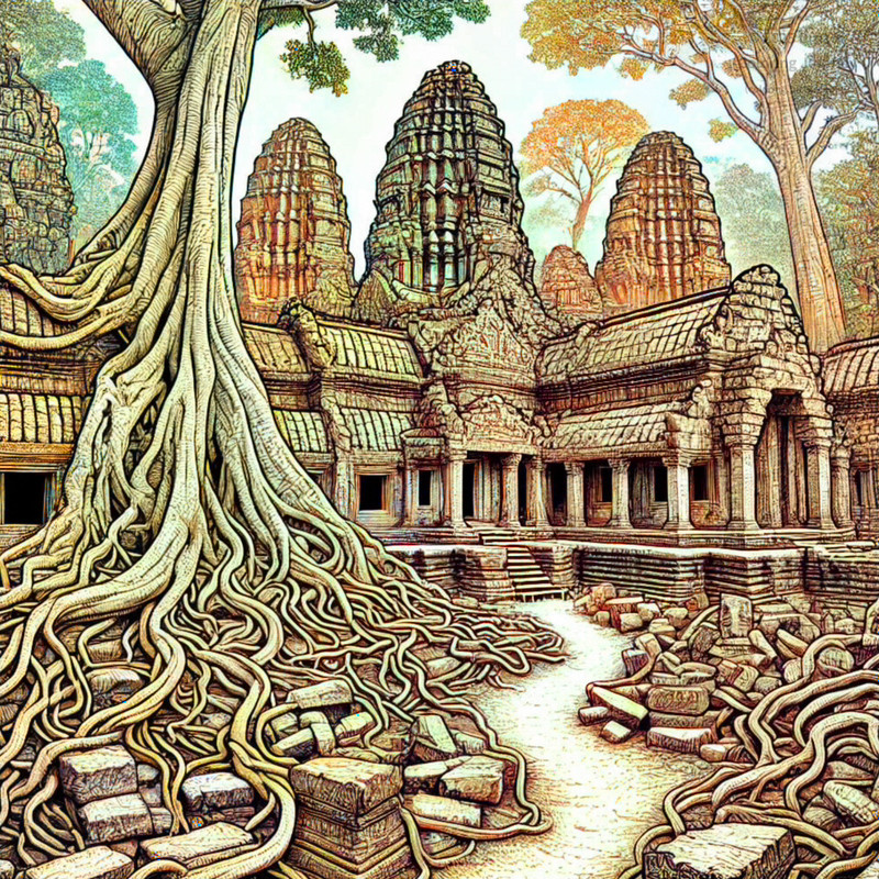 7. Ta Prohm Temple
