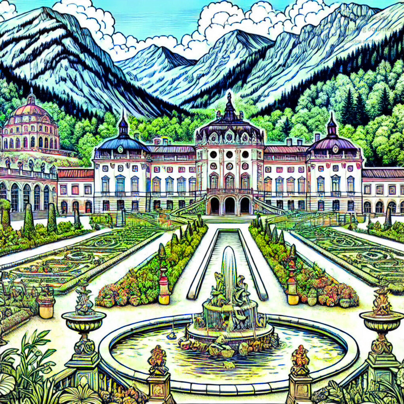 8. Linderhof Palace