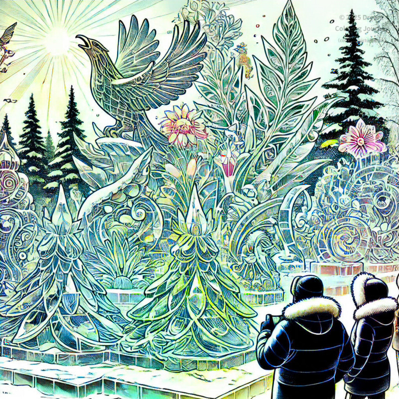 8. Winter Ice Sculptures