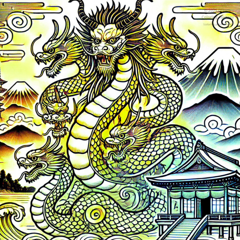8. Yamata no Orochi from Japanese mythology