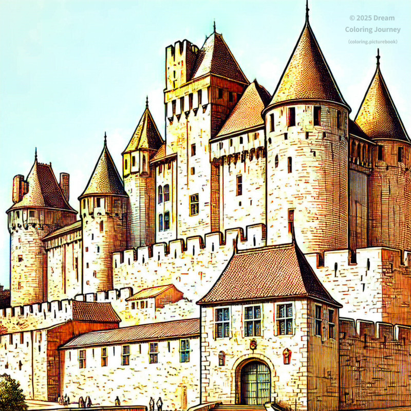 8. Carcassonne Castle (France)