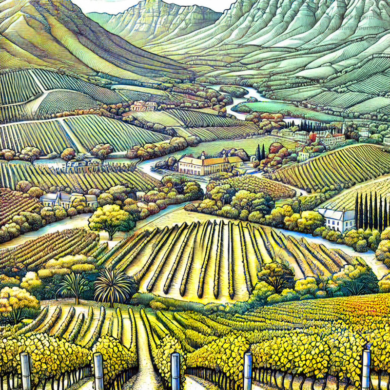 9. Winelands Scenery