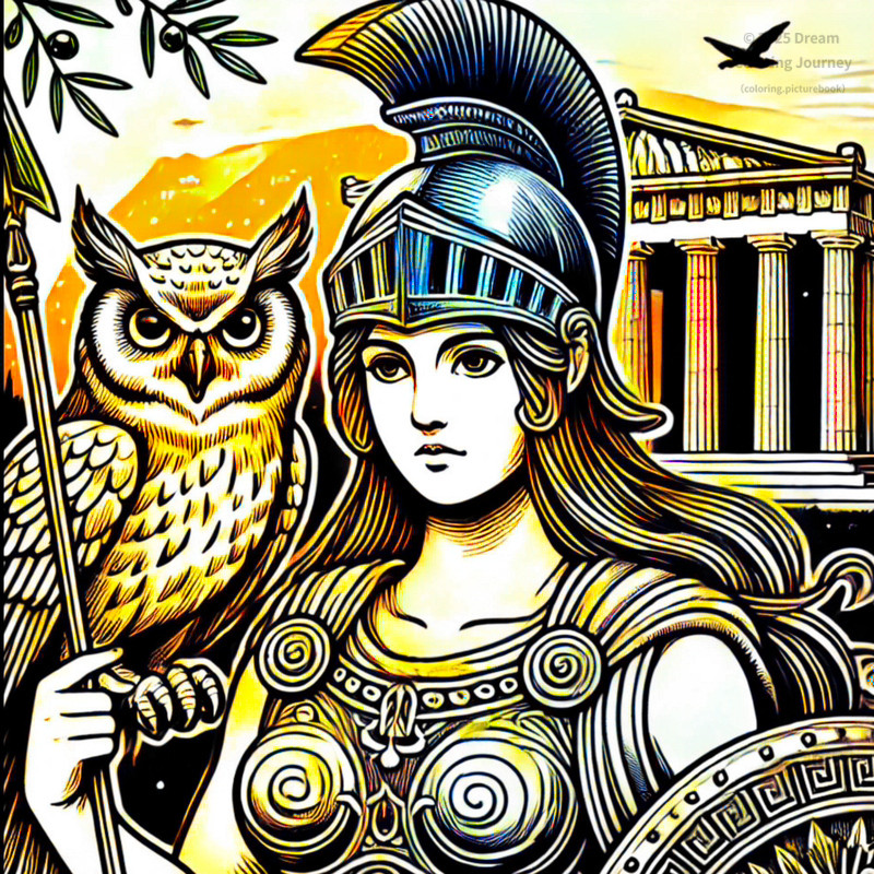9. Athena from Greek mythology