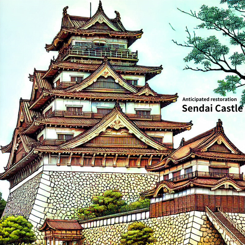 9. Sendai Castle