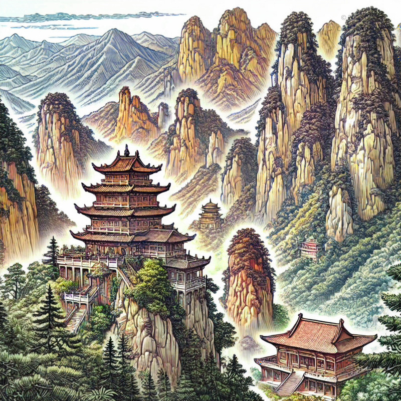 9. Wudang Mountains