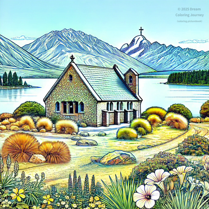 10. Church of the Good Shepherd at Lake Tekapo