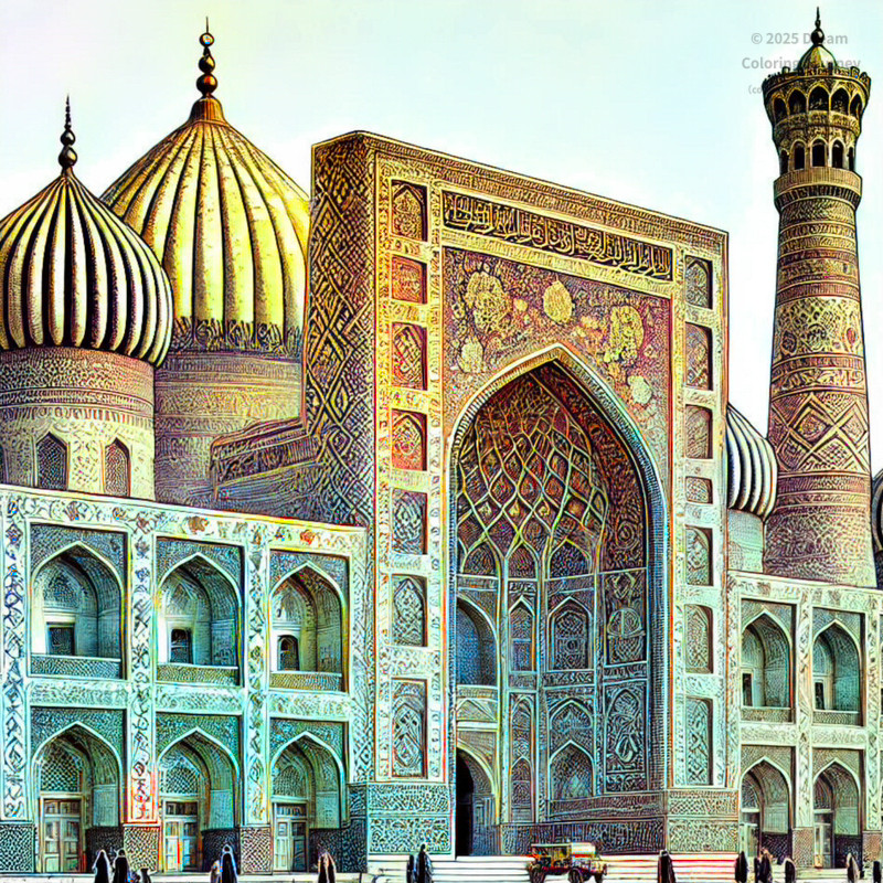 10. Mir-i-Arab Madrasa (Bukhara)