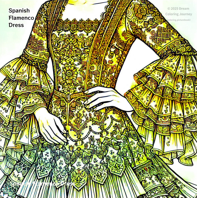 10. Spanish Flamenco Dress