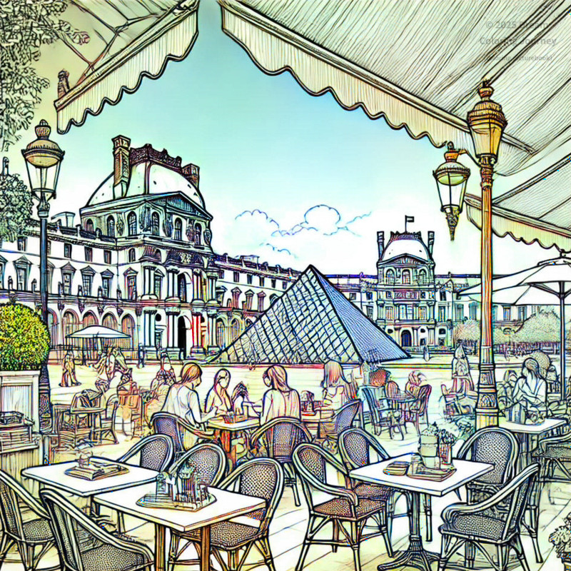11. Cafés near the Louvre Museum