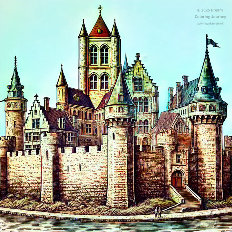 12. Gravensteen Castle, Ghent