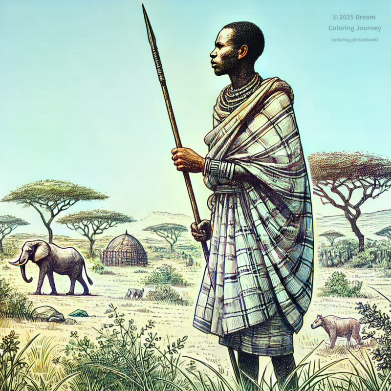 12. Maasai Warrior