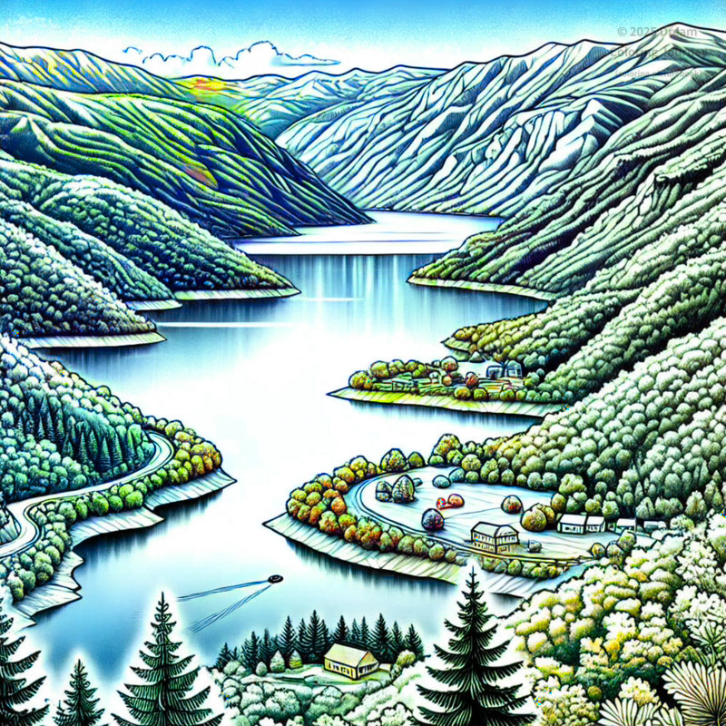 12. Lake Fierza