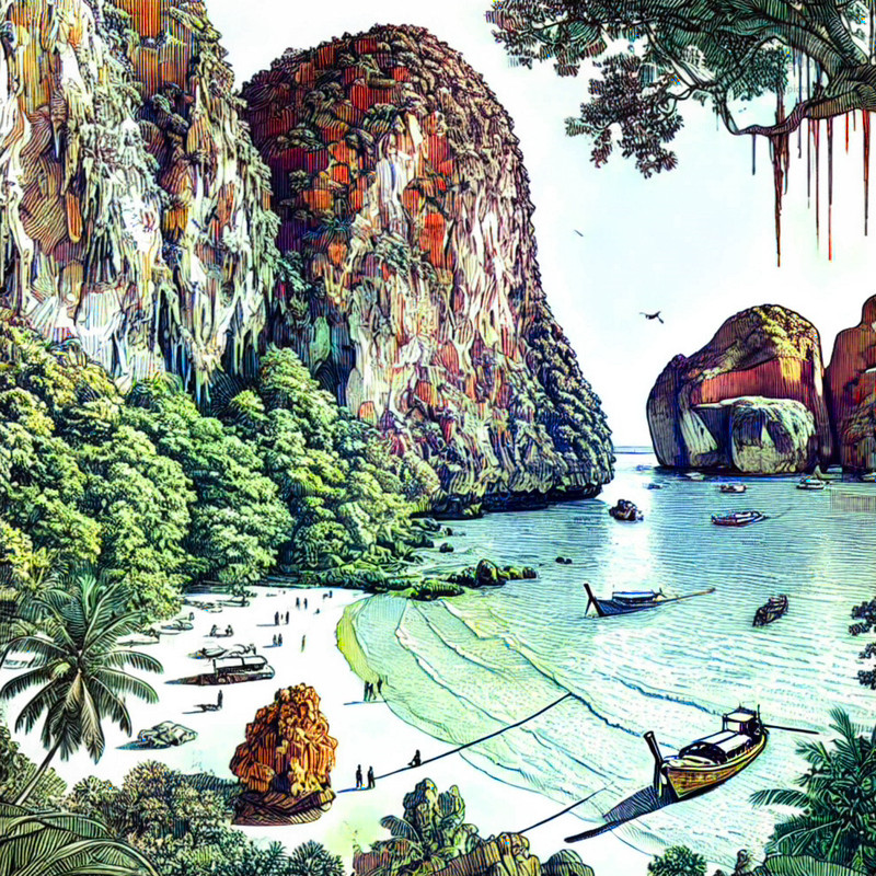 12. Railay Beach in Krabi