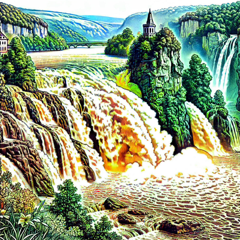 12. Rhine Falls in Schaffhausen