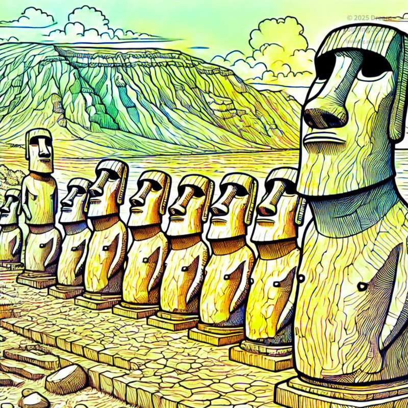 12. Easter Island Moai