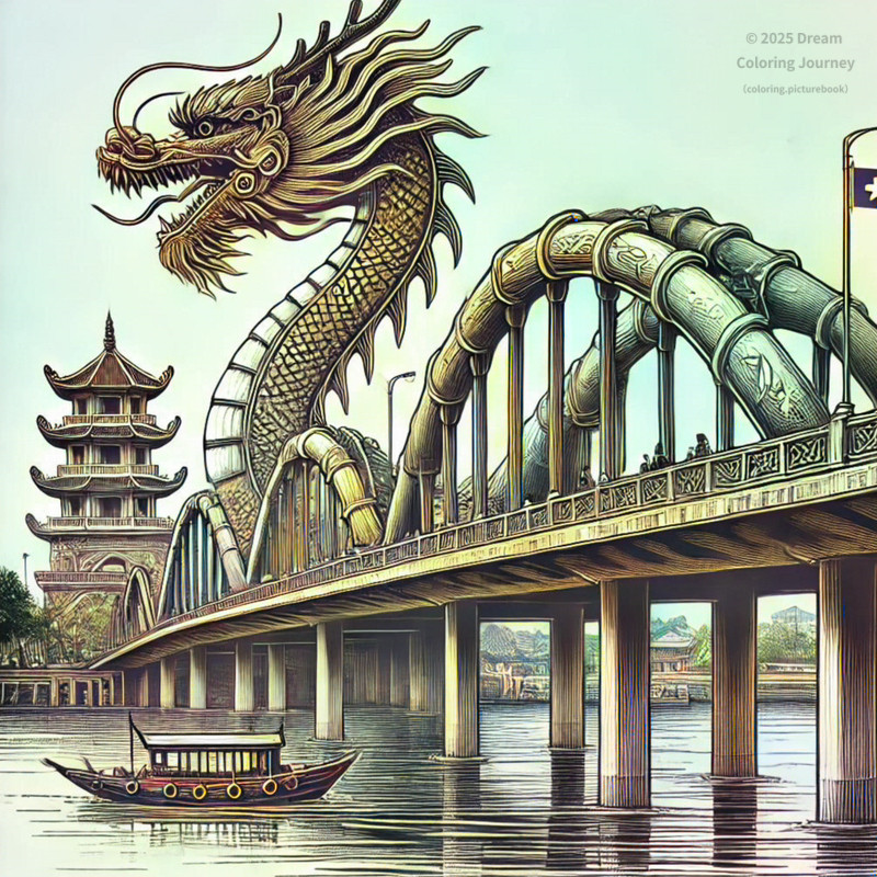 13. Da Nang Dragon Bridge