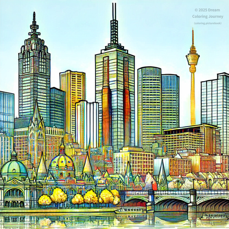 13. Melbourne Skyline