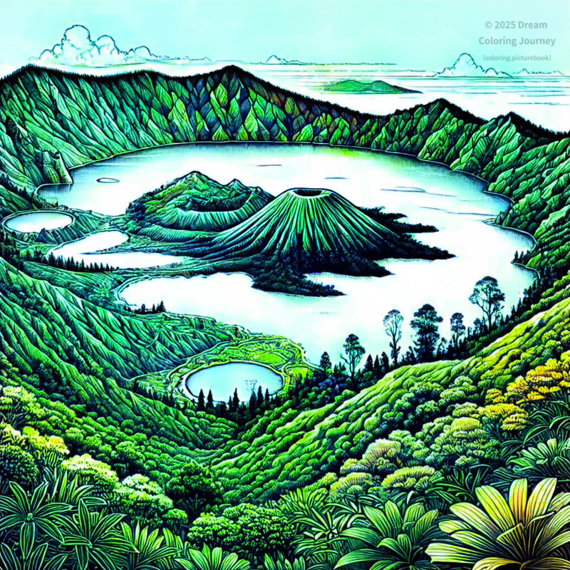 13. Kelimutu Lake in Flores
