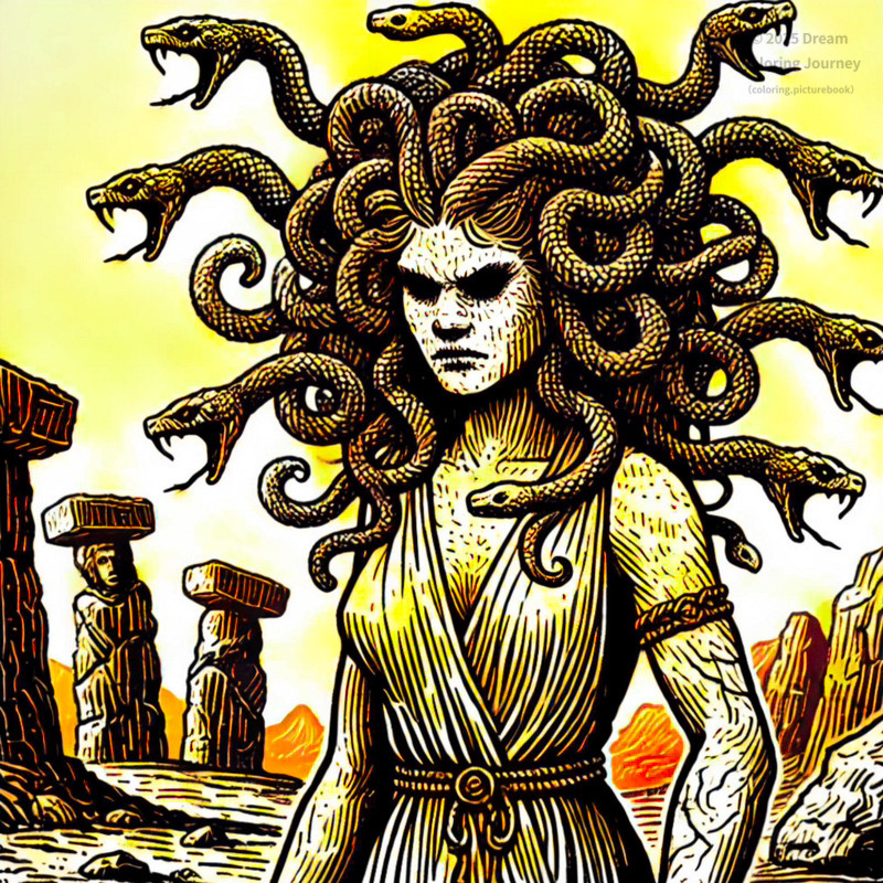 13. Medusa from Greek mythology