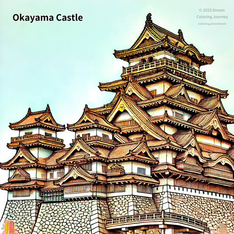 13. Okayama Castle