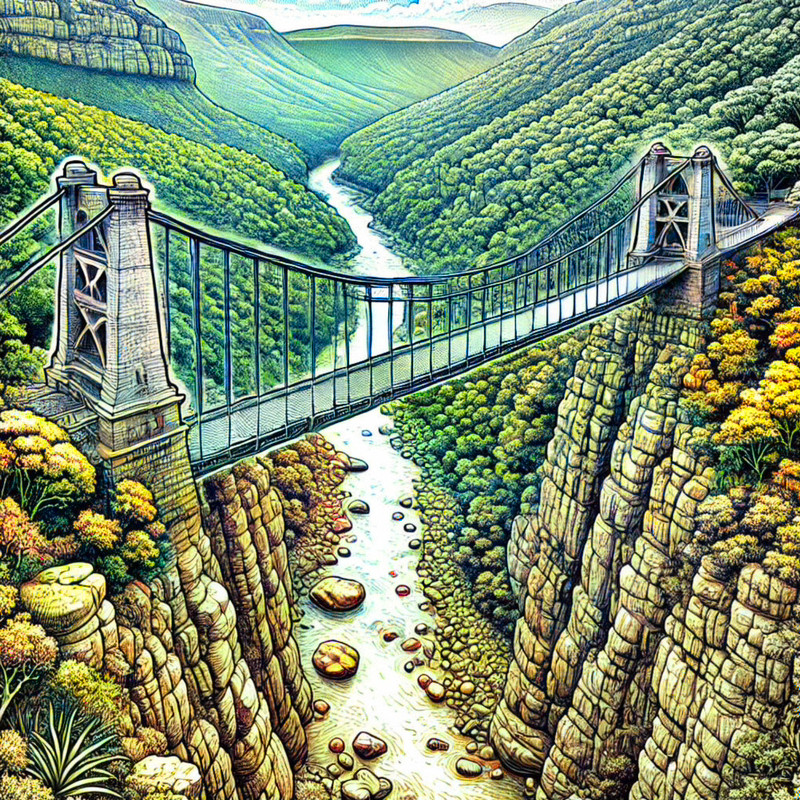 14. Storms River Suspension Bridge
