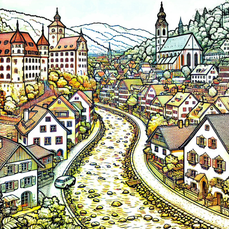 14. Füssen's Old Town