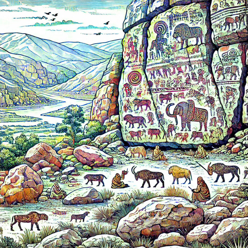 14. Petroglyphs of Tsagaan Salaa
