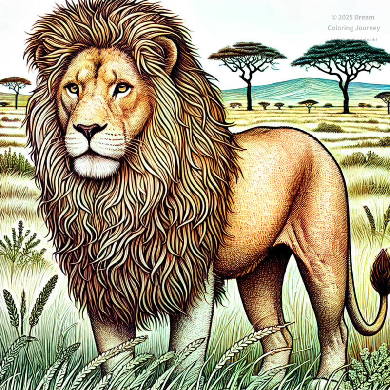 1. Lion of the Savannah